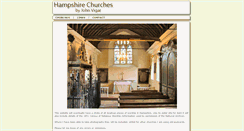 Desktop Screenshot of hampshirechurches.co.uk