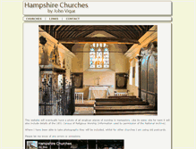 Tablet Screenshot of hampshirechurches.co.uk